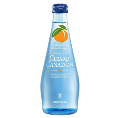CLEARLY CANADIA, ORCHARD PEACH, 12 x 325ML