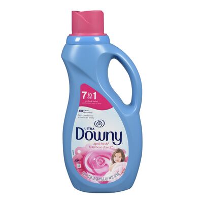 DOWNY FABRIC SOFTENER SCENT FREE, 6 X 1.31 L