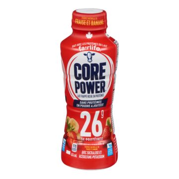 CORE POWER STRAWBERRY BANANA 26G PROTEIN - 12 X 414ML