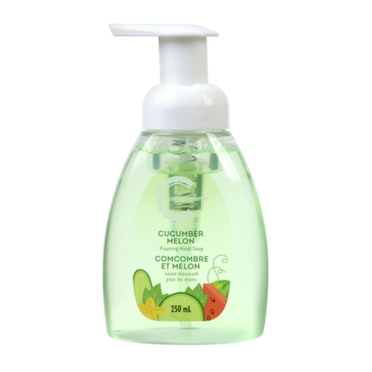 COMPLIMENTS CUCUMBER MELON MOUSSE SOAP, 6 X 250 ML