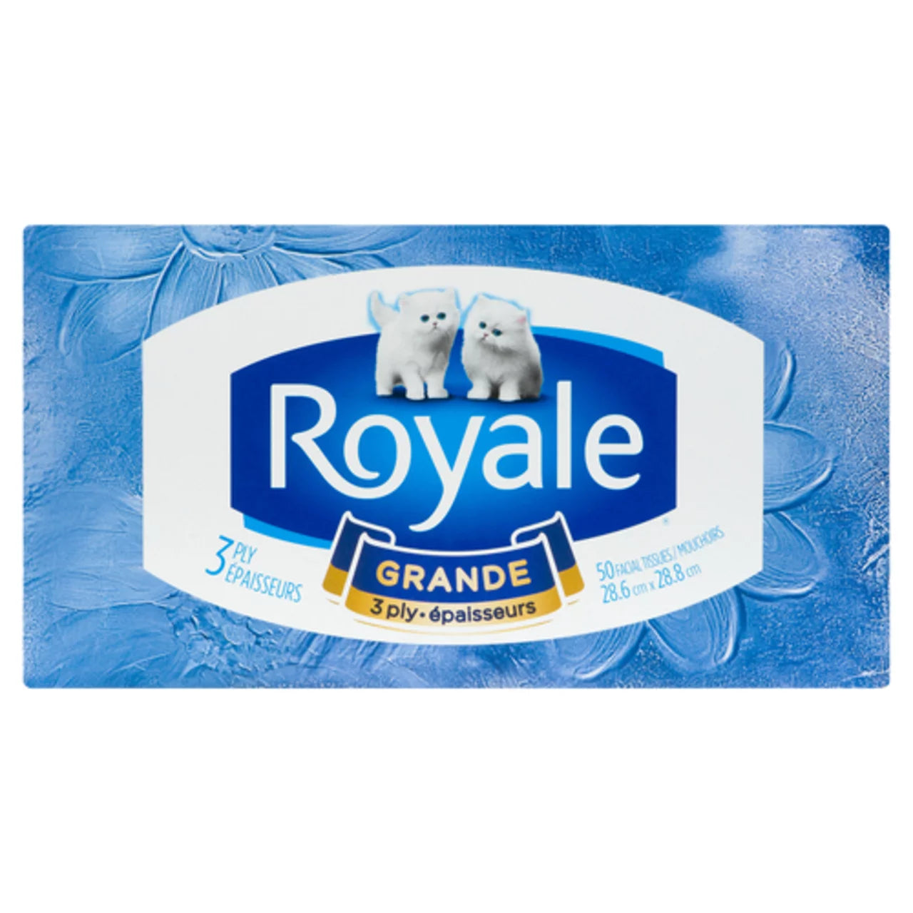ROYALE FACIAL TISSUE 3PLY 154S, 24 X 1 UN