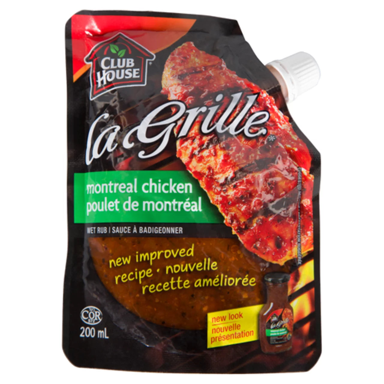 LA GRILLE MARINADE MONTREAL CHICKEN, 8 X 200 ML