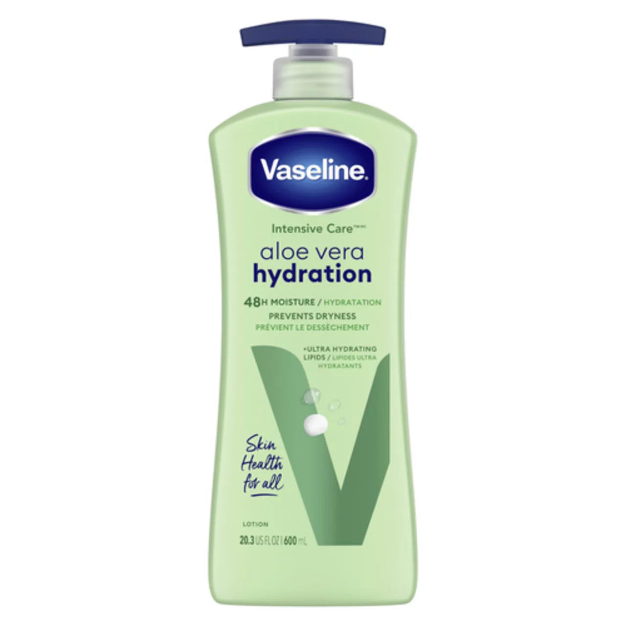 VASELINE LOTION ALOE BODY, 4 X 600 ML