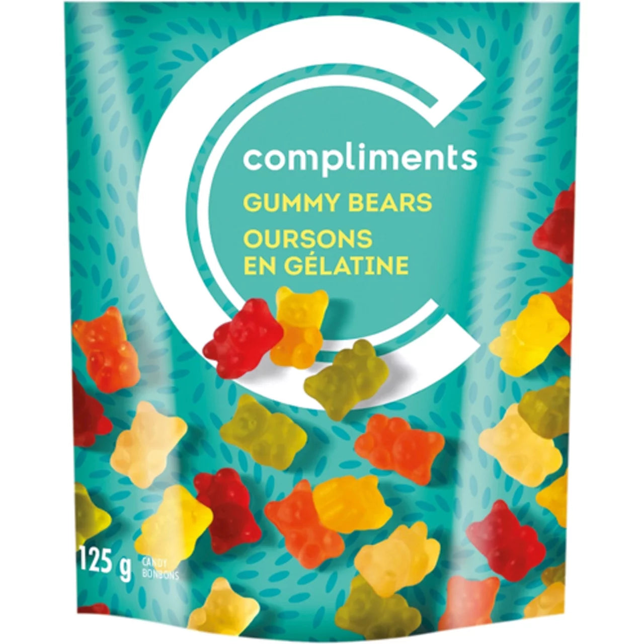 COMPLIMENTS GUMMY BEARS, 12 X 125 G