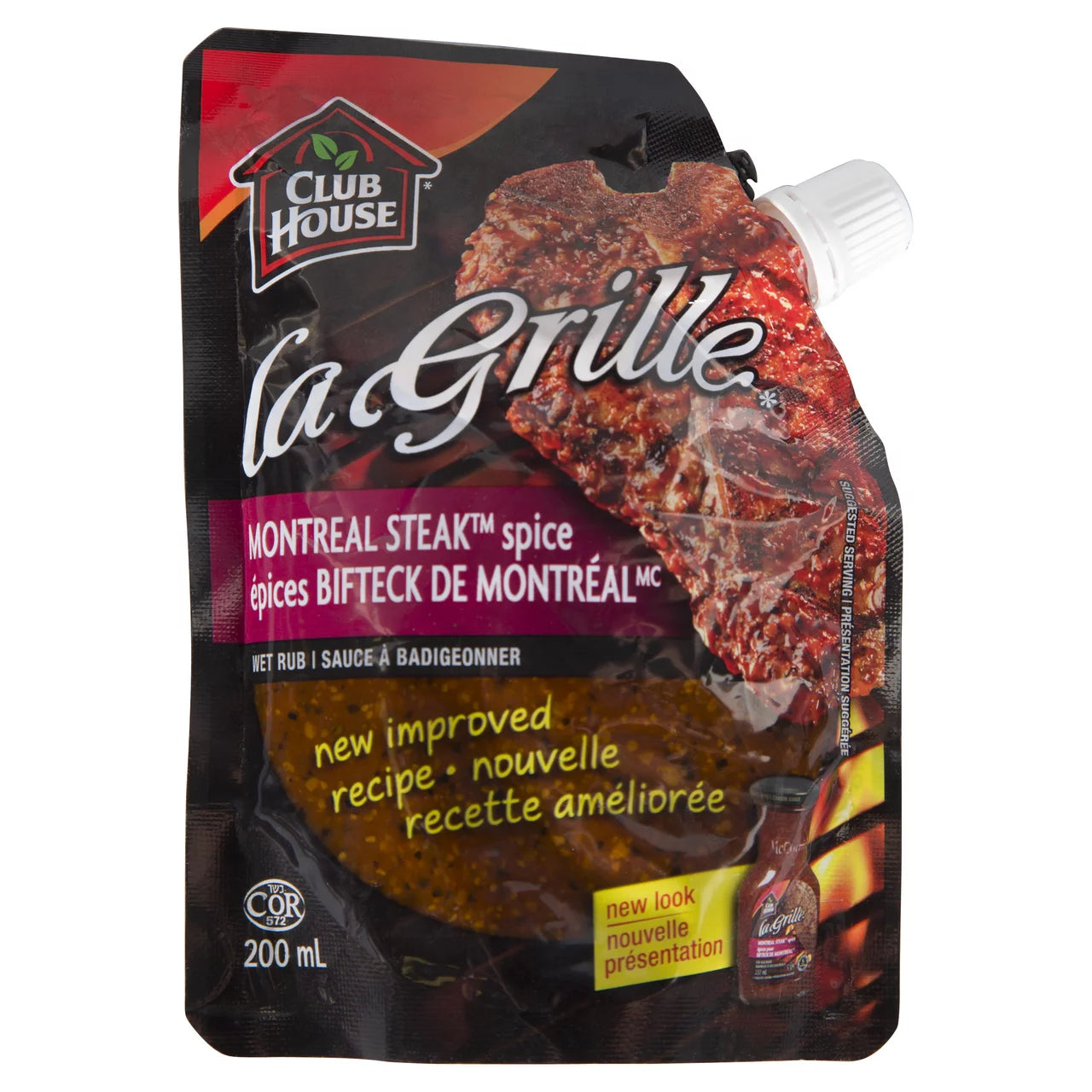 LA GRILLE MARINADE MONTREAL SPICE BEEF, 8 X 200 ML