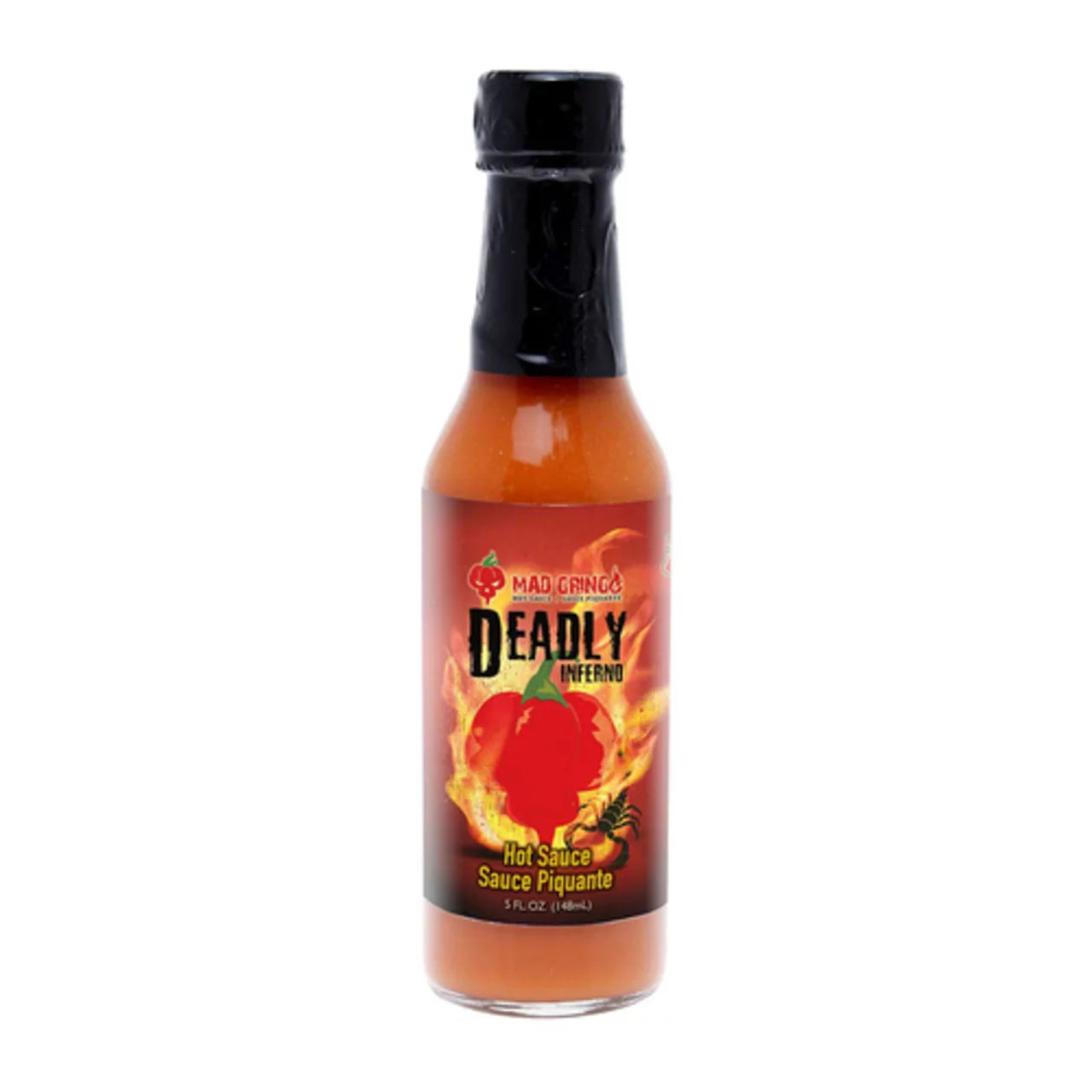 MADGRNGO INFERNO HOT SAUCE, 12 X 148 ML
