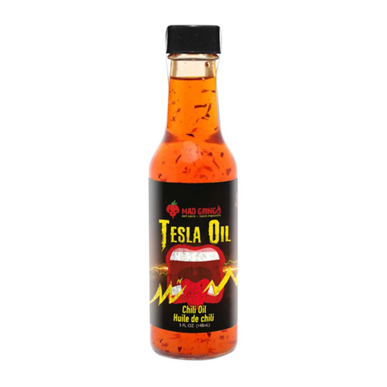 MADGRNGO TESLA CHILI OIL, 12 X 148 ML