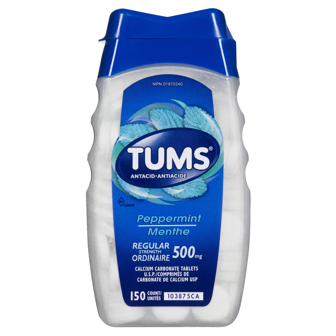TUMS ANTACID REGULAR, 6 X 150 UN