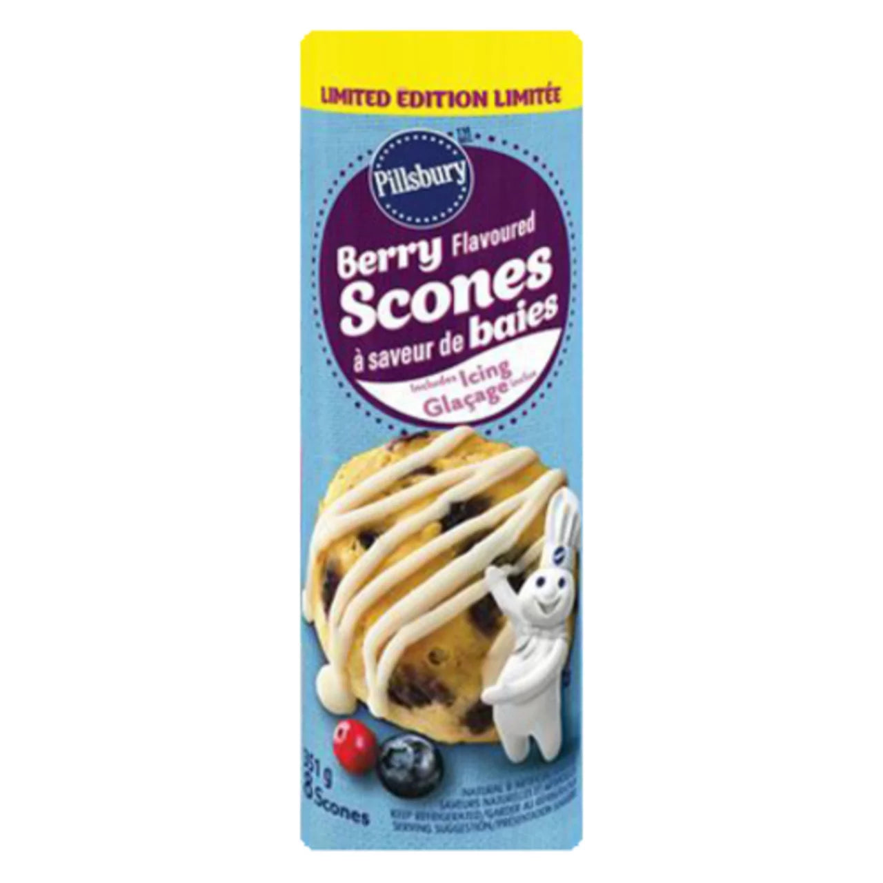 PILLSBURY BERRY SAVORY SCONES, 12 X 351 G