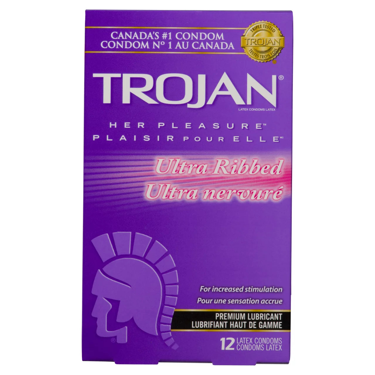 TROJAN CONDOM PLEASURE VARIETY, 4 X 12 UN