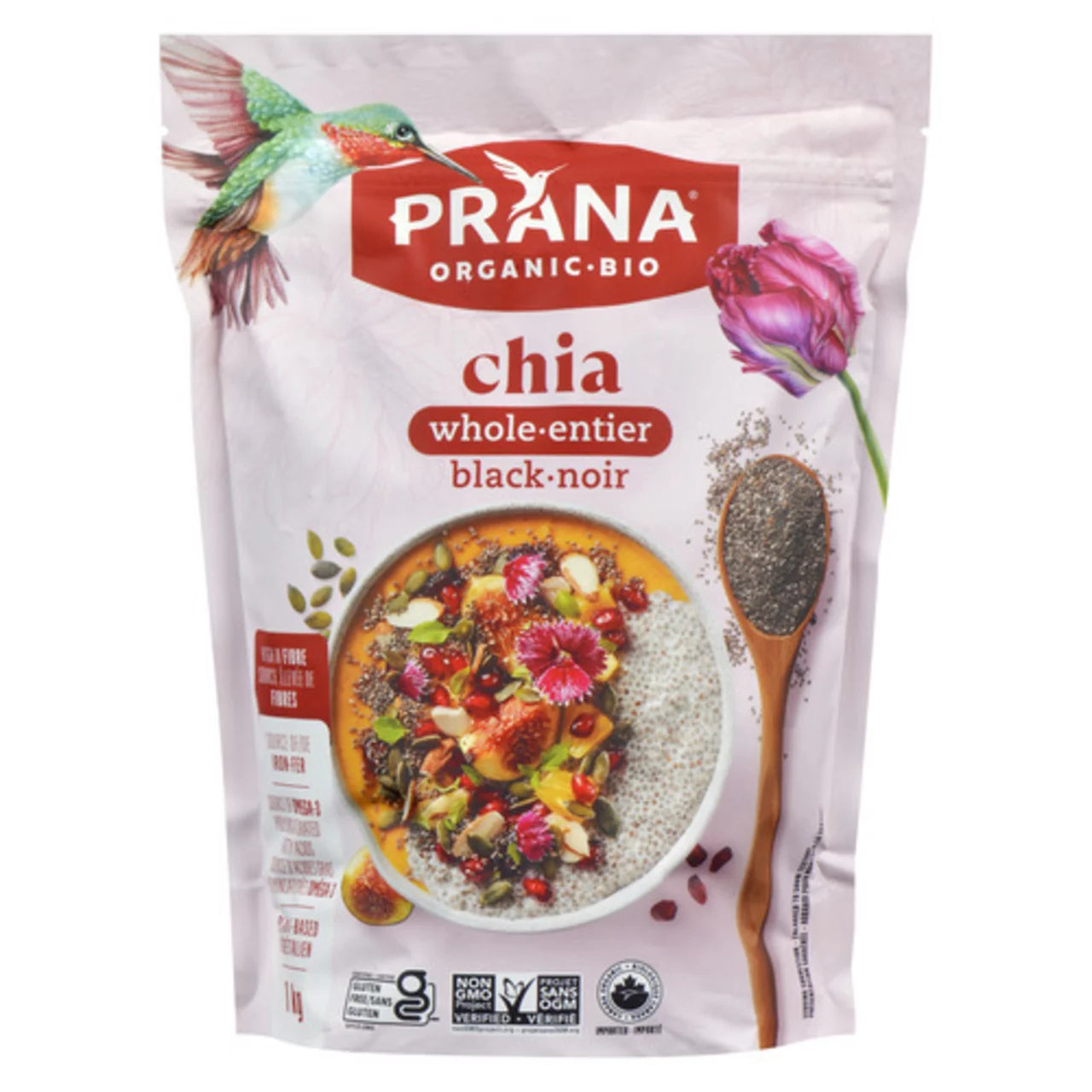 PRANA, BLACK CHIA SEEDS OR, 4 x 1 KG