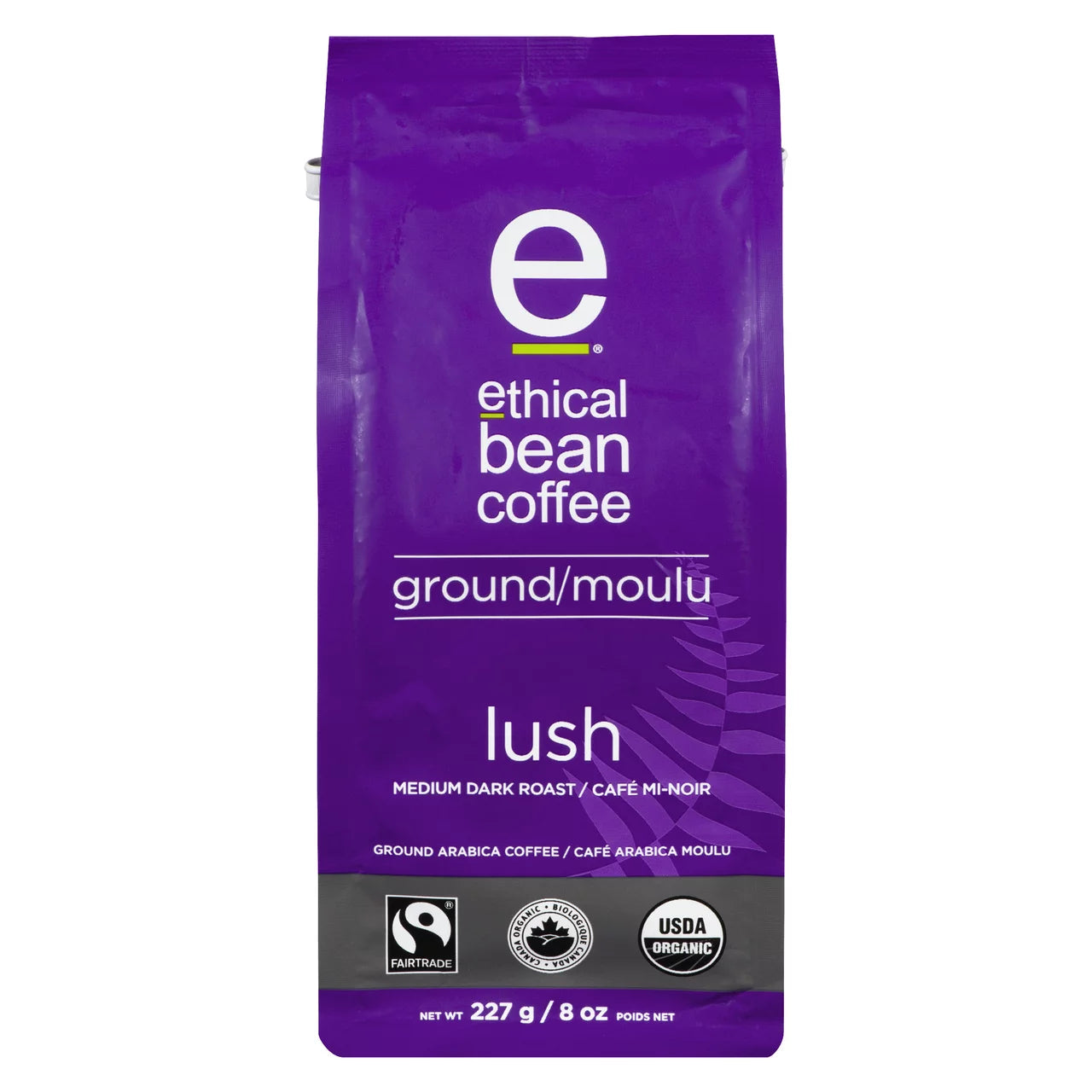 ETHICAL BEAN, LUSH MEDIUM ROAST, 6 x 227 G