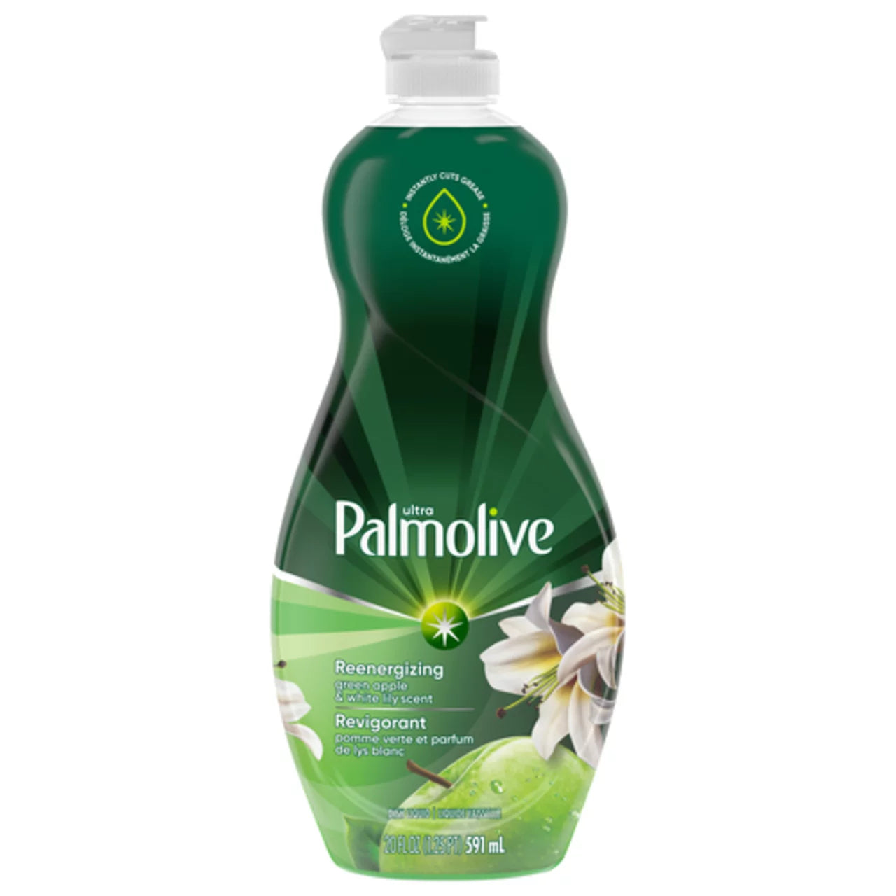 PALMOLIVE ULTRA APPLE LIQUID DISH SOAP, 9 X 591 ML