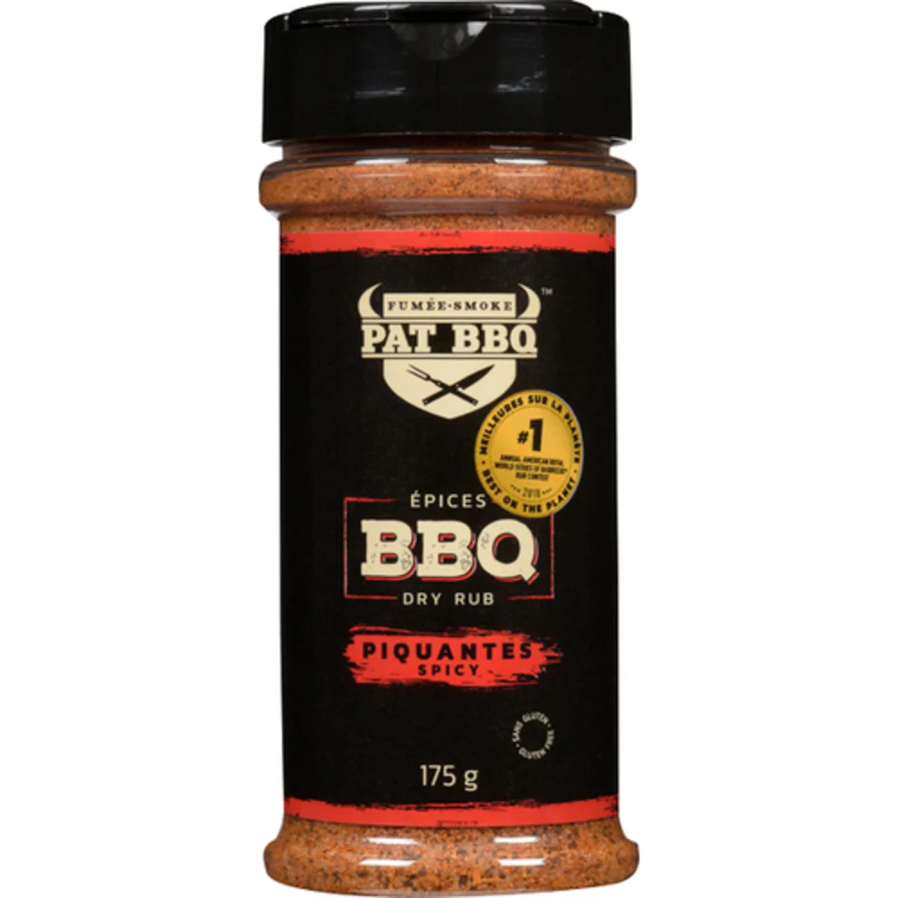 PATBBQ SPICY BBQ SPICES, 12 X 175 G