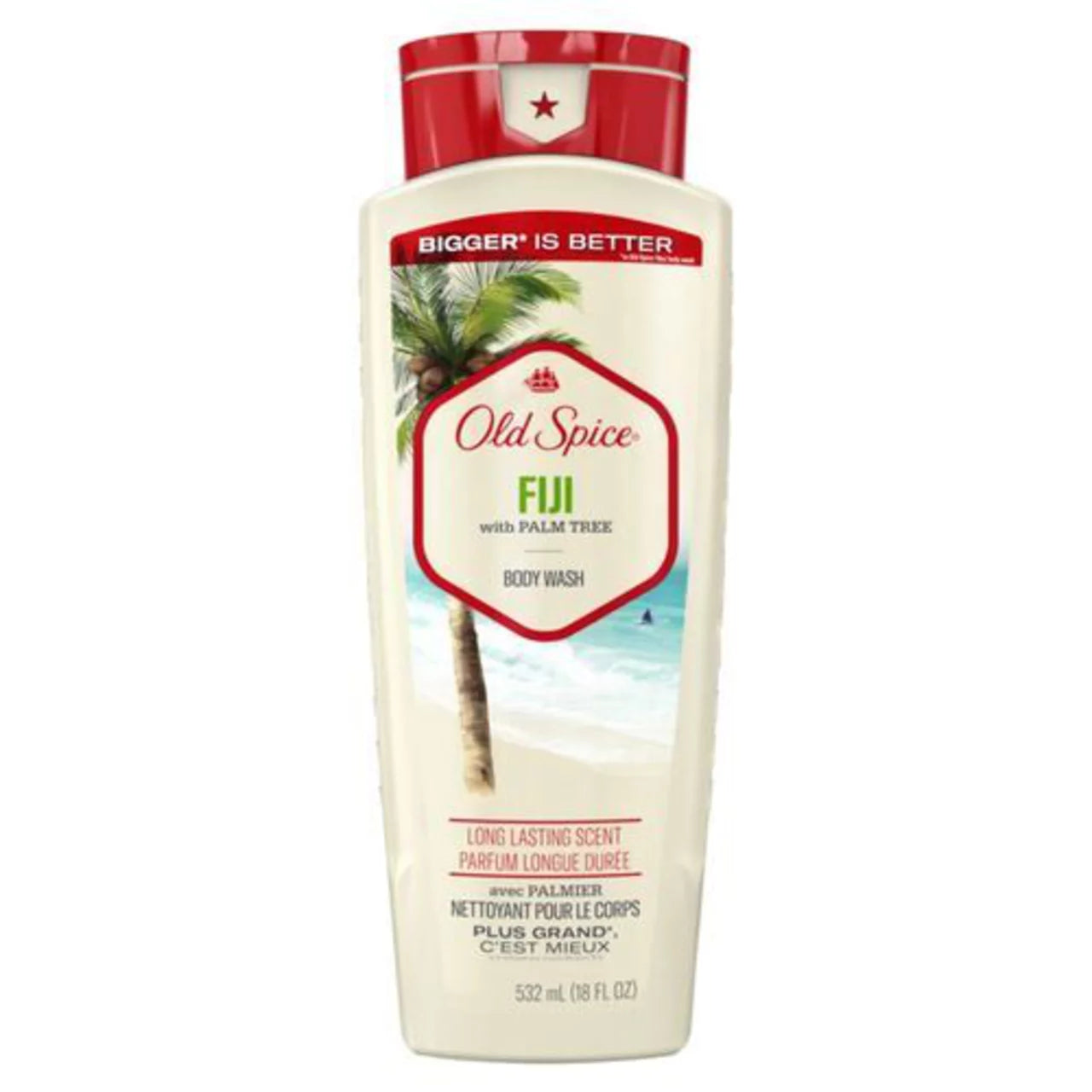 OLD SPICE SHOWER GEL FIJI PALM TREE, 4 X 532 ML