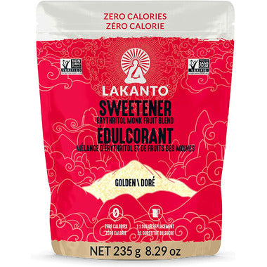 LAKANTO, GOLDEN MONKFRUIT SWEETENER, 8 x 235G