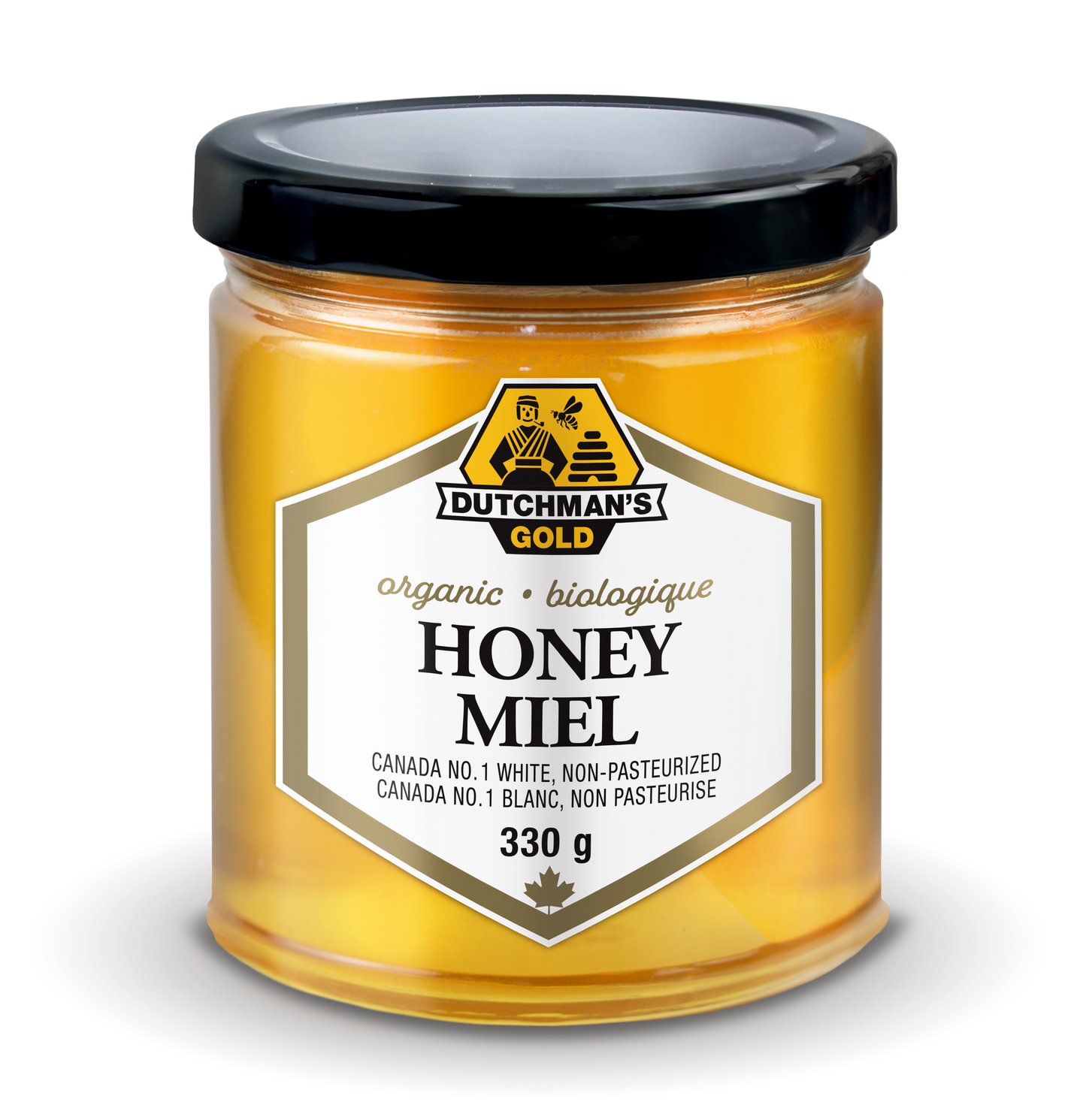 DUTCHMAN'SGOLD, ORGANIC LIQUID HONEY, 12 x 330G