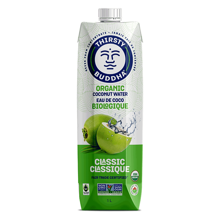 THIRSTY BUDDHA, ALL NAT COCONUT WATER 1L, 12 x 1 L