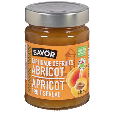 SAVOR, OR APRICOT FRUIT SPREAD, 12 x 235ML