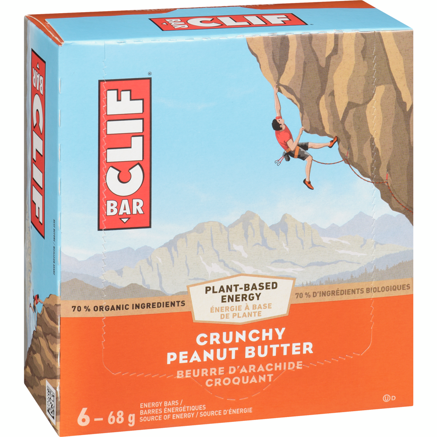 CLIF/LUNABAR, CRUNCHY PEANUT BUTTER 6PK, 6 x 408G