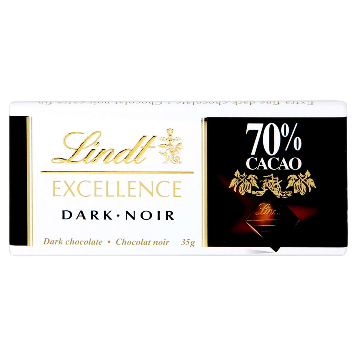 LINDT EXCELLENCE 70% COCOA DARK CHOCOLATE BARS