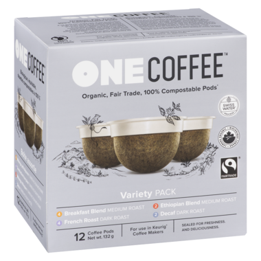 ONE COFFEE, VARIETY PACK OR, 6 x 132 G