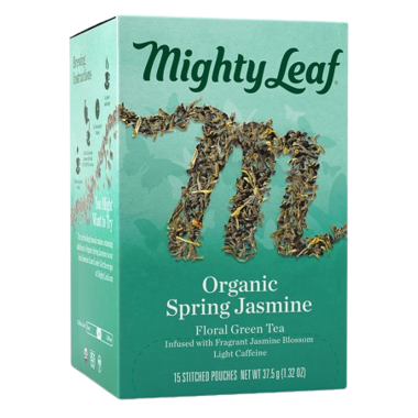 MIGHTYLEAF TEA, ORGANIC SPRING JASMINE, 6 x 15CT