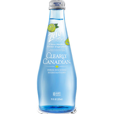 CLEARLY CANADIA, ZERO CITRUS MEDLEY, 12 x 325ML