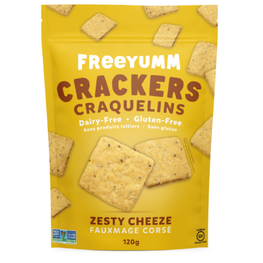 FREE YUMM, ZESTY CHEEZE, 6 x 120G