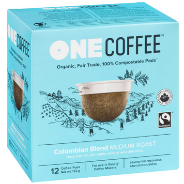 ONE COFFEE, COLOMBIAN OR, 6 x 132 G