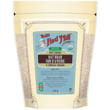 BOB'S REDMILL, OG OAT BRAN CEREAL, 4 x 510G