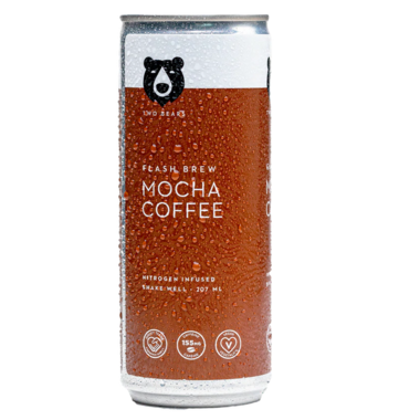 TWO BEARS, FLASH BREW COFFEE - MOCHA, 6 x 207ML