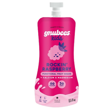 GNUBEES KIDS, ROCKIN' RASPBERRY, 12 x 190ML