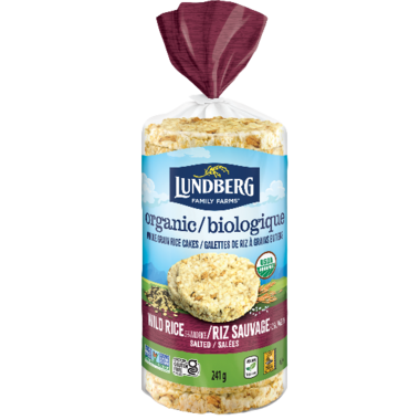 LUNDBERG ORGANI, OG WILD RICE CAKE, 6 x 241G