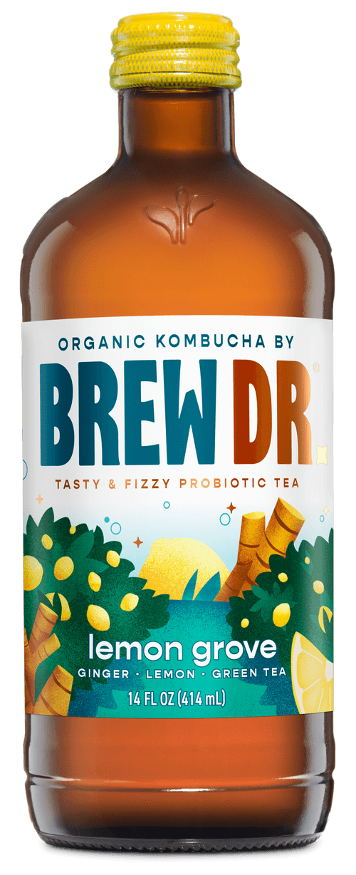 BREW DR. KOMBUC, LEMON GROVE, 12 x 414ML
