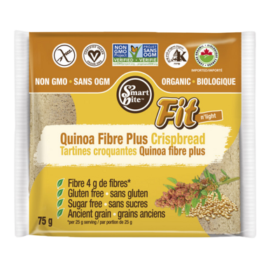 SMARTBITE SNACK, QUINOA PLUS CRISPBREADS OR, 12 x 75G