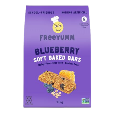 FREE YUMM, BLUEBERRY OAT, 6 x 135G