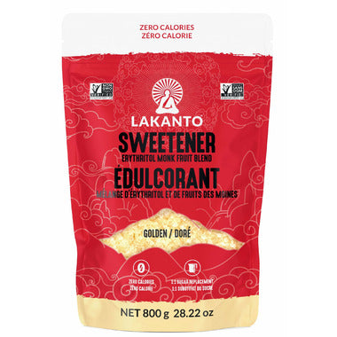 LAKANTO, GOLDEN MONKFRUIT SWEETENER, 8 x 800G