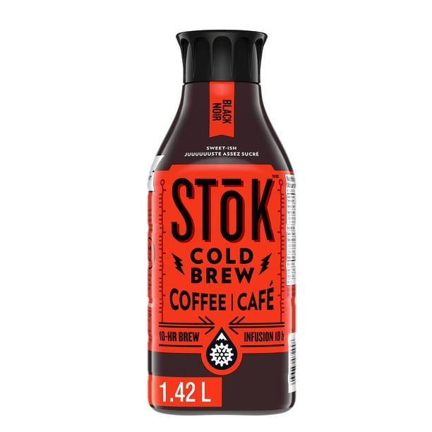 STOK, COLD BREW COFFEE BLACK - NOT TOO SWEET, 6 x 1.42L