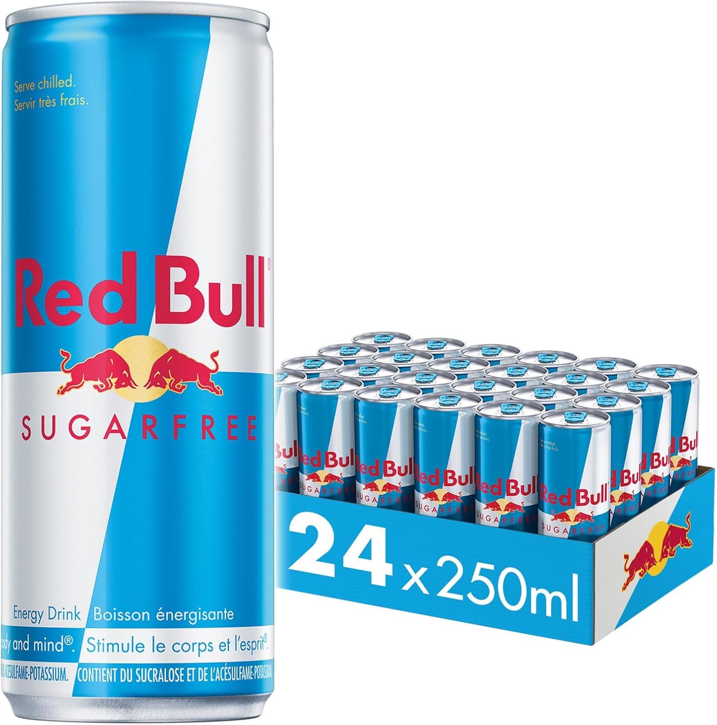 RED BULL SUGAR-FREE ENERGY DRINK 24 X 250 ML
