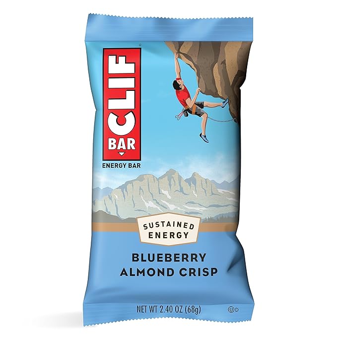 CLIF/LUNABAR, BLUEBERRY ALMOND CRISP - 6PK, 6 x 68G