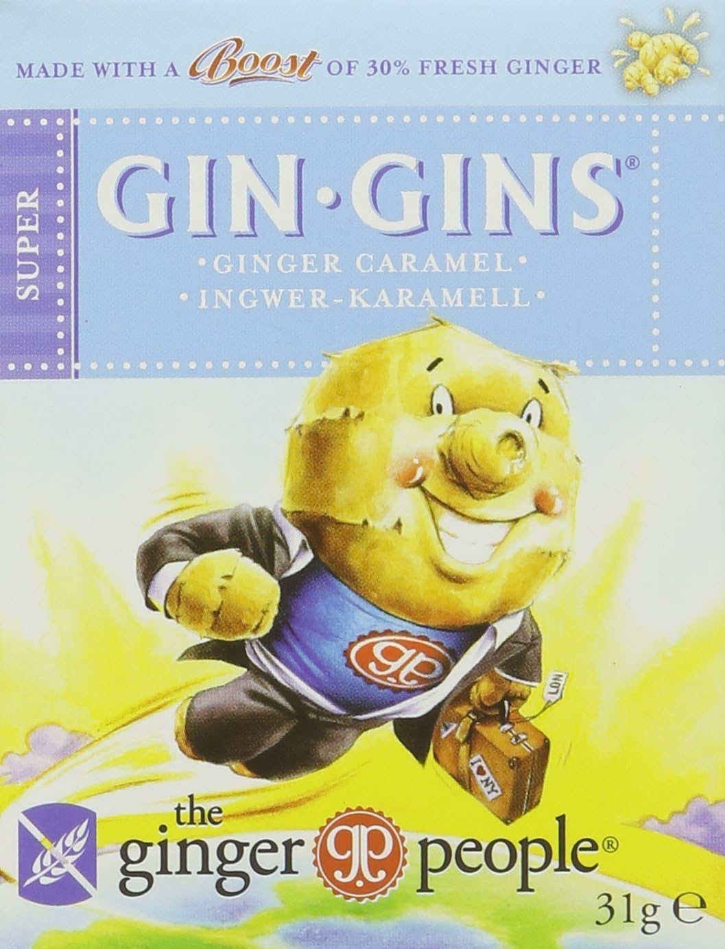 GINGERPEOPLE, GINGINS BOOST TRAVEL PACK, 24 x 31G