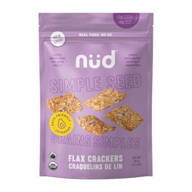NUD FUD, SIMPLE SEED CRACKERS, 6 x 66G