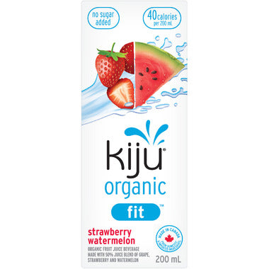 KIJU OR JUICES, ORGANIC STRAWBERRY WATERMELON, 8 x 4X200ML