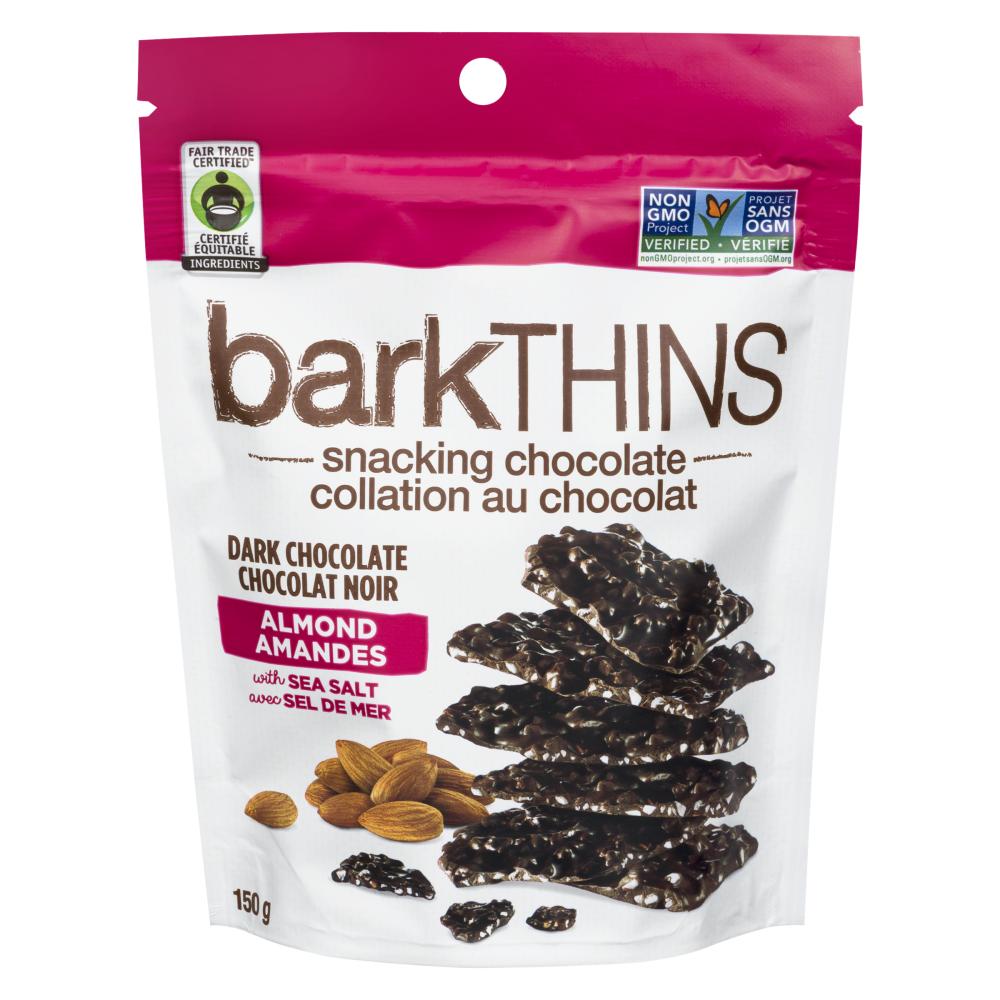 BARKTHINS DARK CHOCOLATE AND SEA SALT, 8 X 150 G