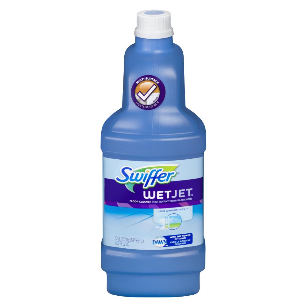 SWIFFER WETJET SOLUTION ORIGINAL FORMULA, 4 X 1.25 L