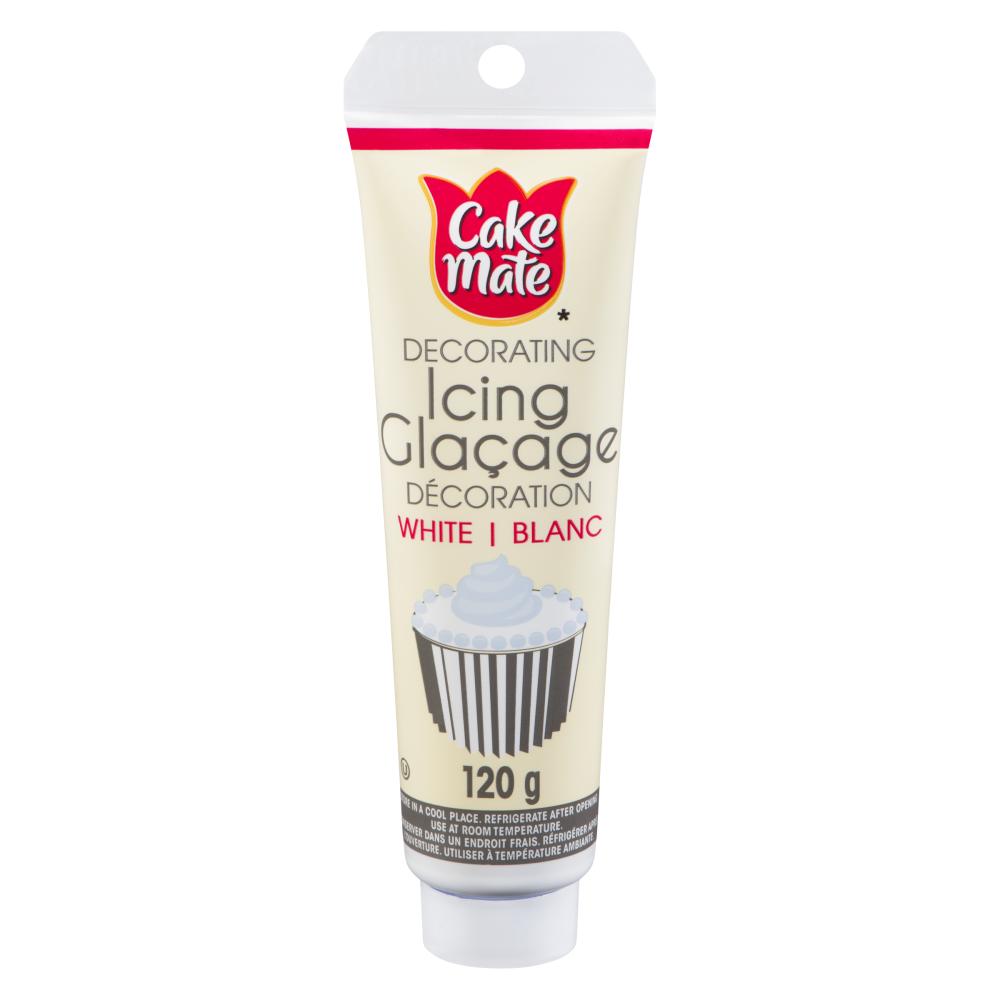 CAKEMATE DECORATION WHITE ICING, 12 X 120 G