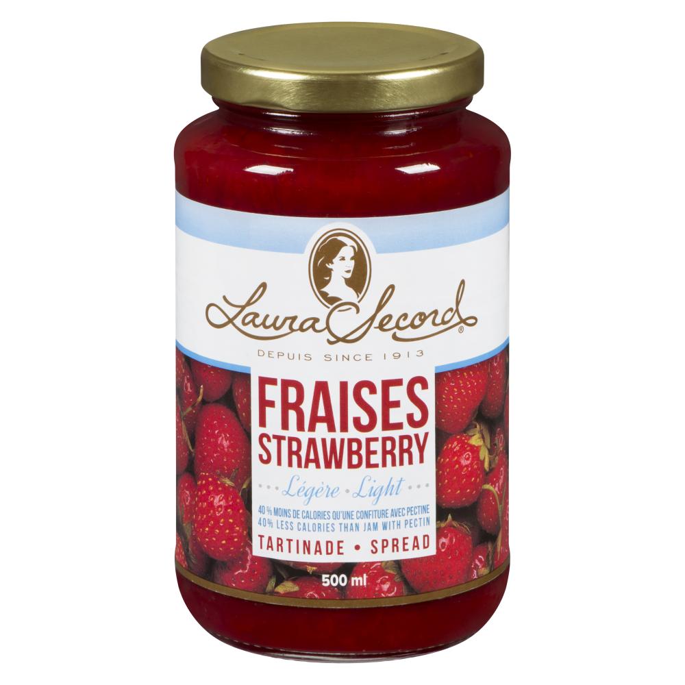 LAURA SECORD LIGHT STRAWBERRY TART, 12 X 500 ML