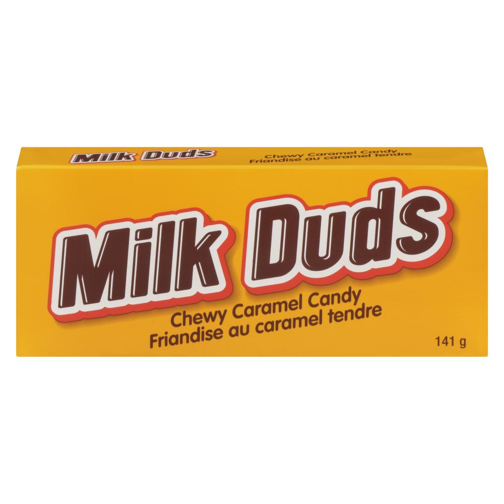 HERSHEY'S MILK DUDS CHOCOLATE BAR, 12 X 141 G
