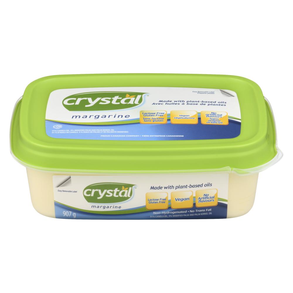 CRYSTAL MARGARINE NON-HYDROGENATED, 12 X 907 G